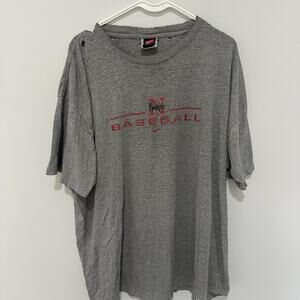 Vintage Nike Nebraska Baseball T-Shirt - XXL